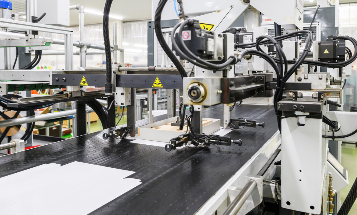 貼り箱製造とセットでの提供も可能